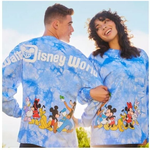 Disney Parks - WDW Mickey Mouse & Friends Tie-Dye Celebration Crew for Adults - Picture 6 of 6